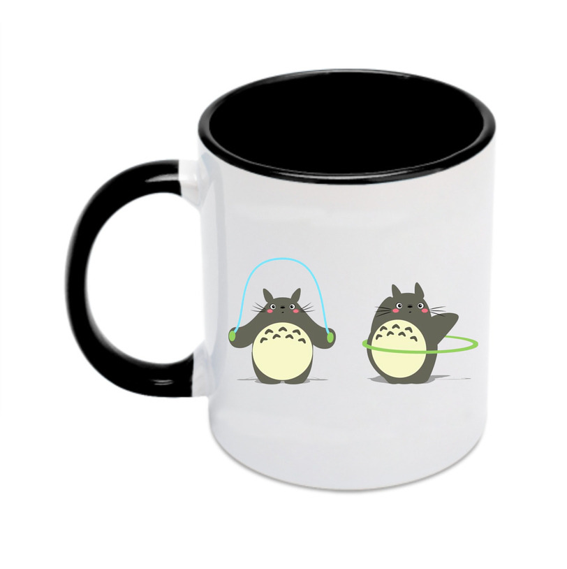 （画像用） となりのトトロ 草壁メイ 草壁サツキ My Neighbor Totoro Satsuki Kusakabe Mei Kusakabe カラーマグカップ