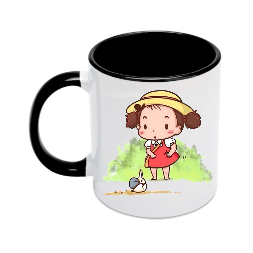 （画像用） となりのトトロ 草壁メイ 草壁サツキ My Neighbor Totoro Satsuki Kusakabe Mei Kusakabe カラーマグカップ