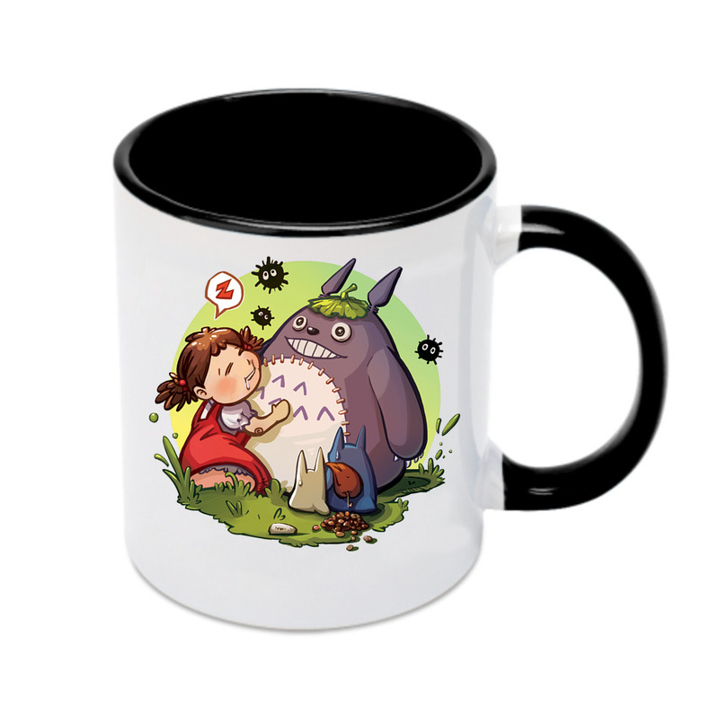 （画像用） となりのトトロ 草壁メイ 草壁サツキ My Neighbor Totoro Satsuki Kusakabe Mei Kusakabe カラーマグカップ