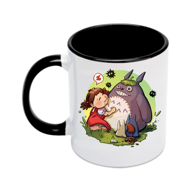 （画像用） となりのトトロ 草壁メイ 草壁サツキ My Neighbor Totoro Satsuki Kusakabe Mei Kusakabe カラーマグカップ