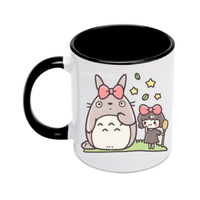 （画像用） となりのトトロ 草壁メイ 草壁サツキ My Neighbor Totoro Satsuki Kusakabe Mei Kusakabe カラーマグカップ
