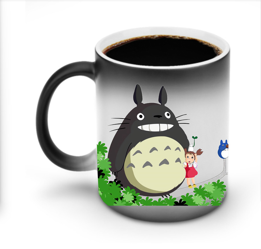（画像用） となりのトトロ 草壁メイ 草壁サツキ My Neighbor Totoro Satsuki Kusakabe Mei Kusakabe 温度変色マグカップ