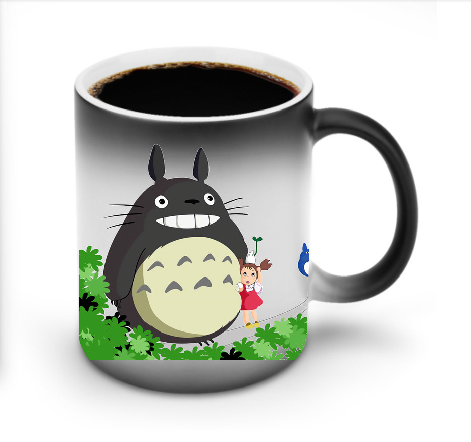 （画像用） となりのトトロ 草壁メイ 草壁サツキ My Neighbor Totoro Satsuki Kusakabe Mei Kusakabe 温度変色マグカップ