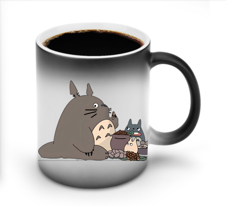（画像用） となりのトトロ 草壁メイ 草壁サツキ My Neighbor Totoro Satsuki Kusakabe Mei Kusakabe 温度変色マグカップ