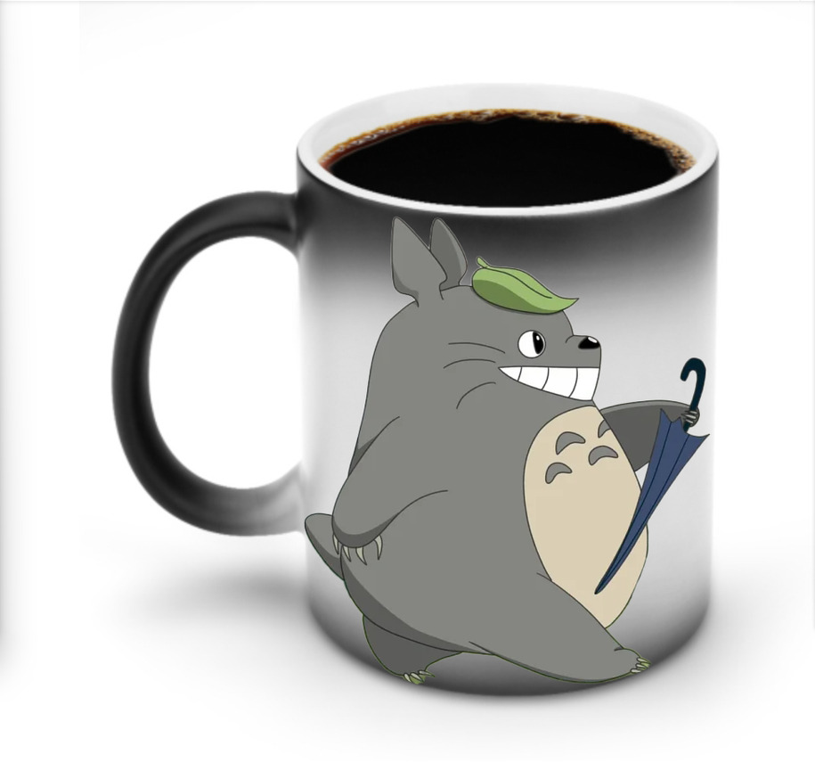 （画像用） となりのトトロ 草壁メイ 草壁サツキ My Neighbor Totoro Satsuki Kusakabe Mei Kusakabe 温度変色マグカップ