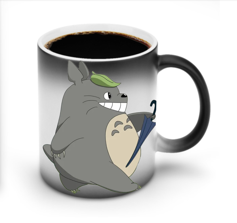 （画像用） となりのトトロ 草壁メイ 草壁サツキ My Neighbor Totoro Satsuki Kusakabe Mei Kusakabe 温度変色マグカップ