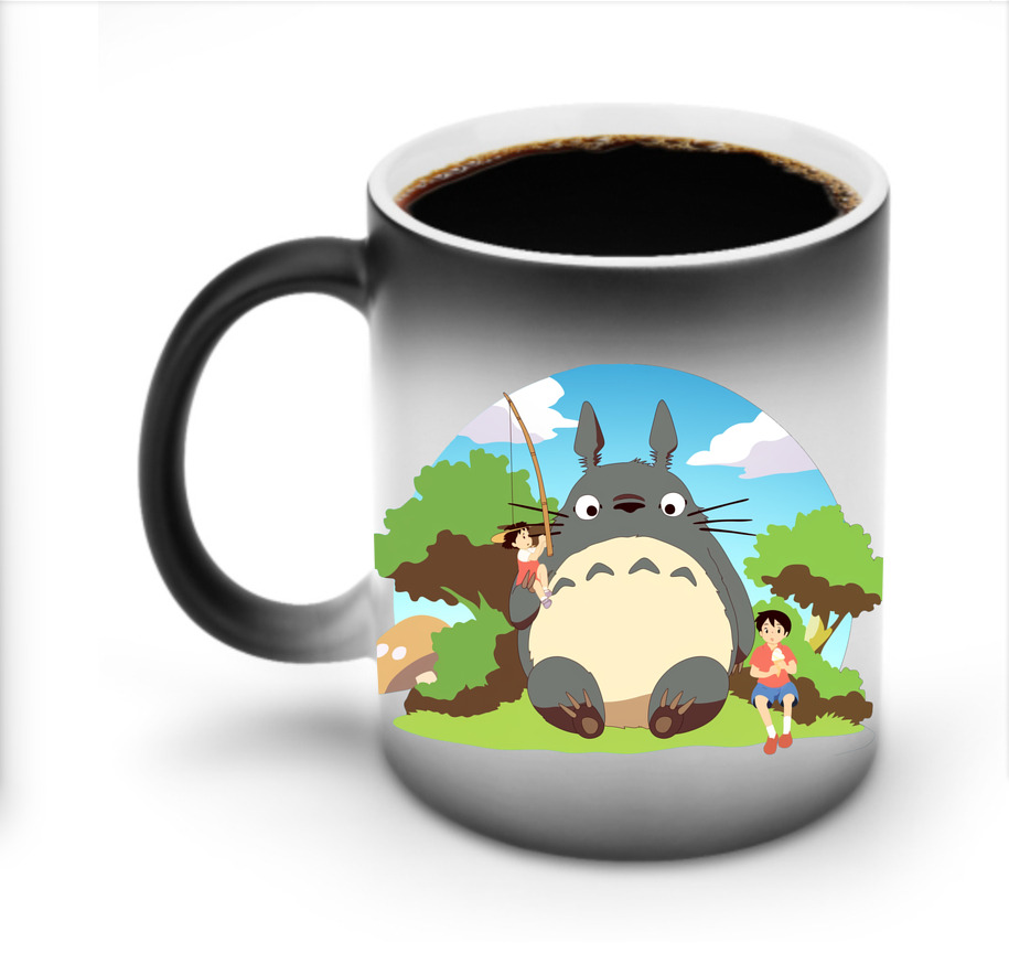 （画像用） となりのトトロ 草壁メイ 草壁サツキ My Neighbor Totoro Satsuki Kusakabe Mei Kusakabe 温度変色マグカップ