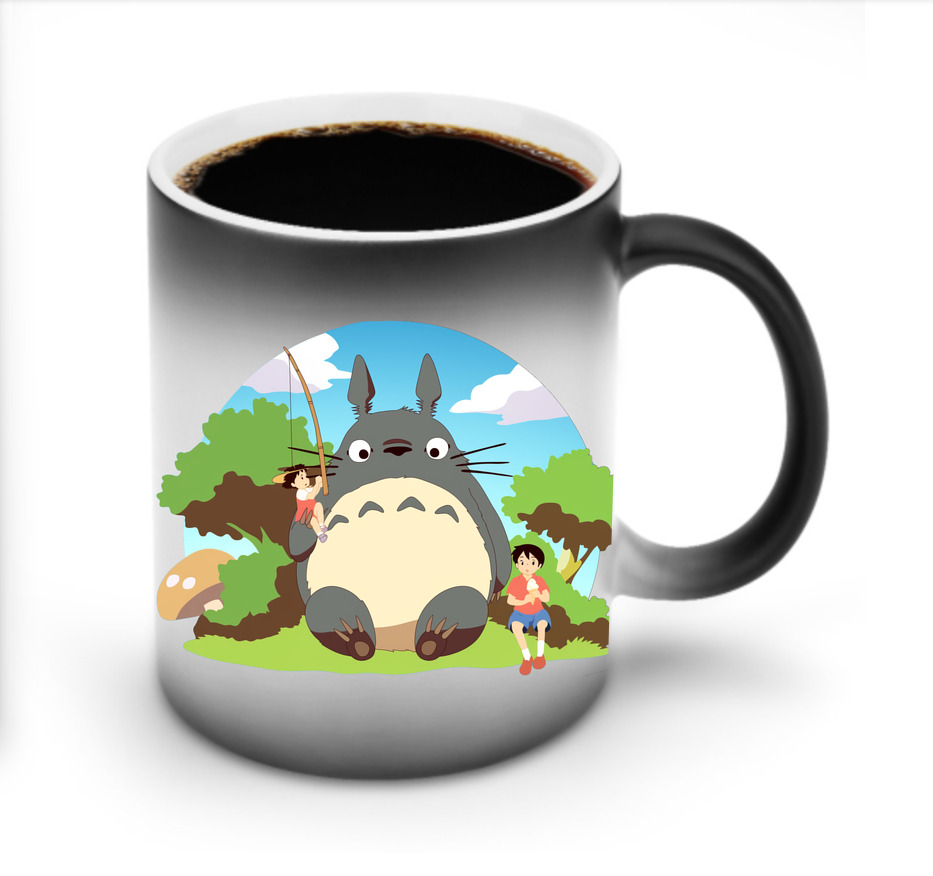 （画像用） となりのトトロ 草壁メイ 草壁サツキ My Neighbor Totoro Satsuki Kusakabe Mei Kusakabe 温度変色マグカップ