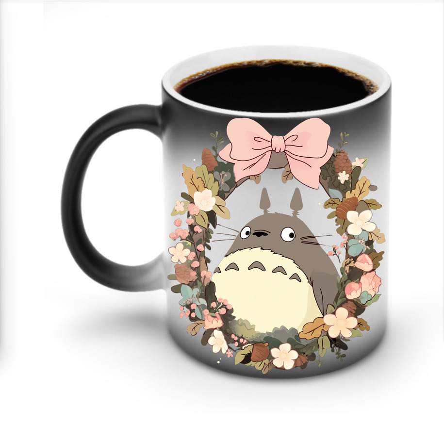 （画像用） となりのトトロ 草壁メイ 草壁サツキ My Neighbor Totoro Satsuki Kusakabe Mei Kusakabe 温度変色マグカップ