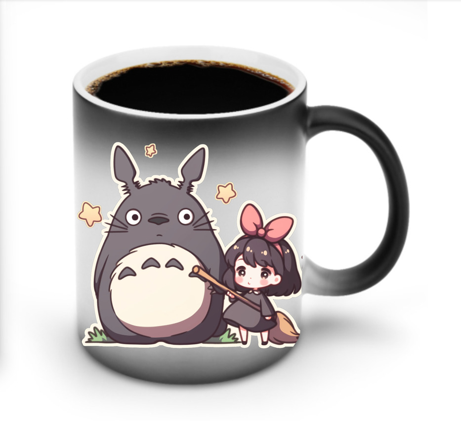 （画像用） となりのトトロ 草壁メイ 草壁サツキ My Neighbor Totoro Satsuki Kusakabe Mei Kusakabe 温度変色マグカップ