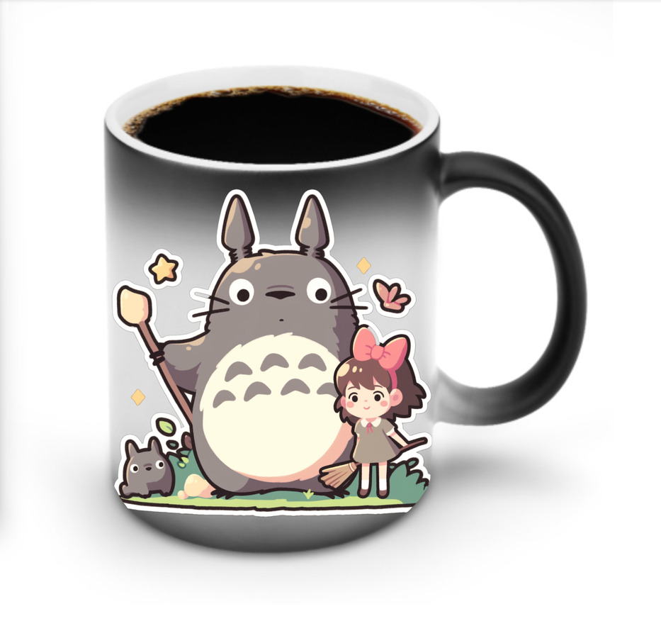 （画像用） となりのトトロ 草壁メイ 草壁サツキ My Neighbor Totoro Satsuki Kusakabe Mei Kusakabe 温度変色マグカップ