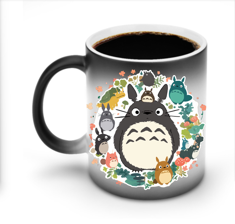 （画像用） となりのトトロ 草壁メイ 草壁サツキ My Neighbor Totoro Satsuki Kusakabe Mei Kusakabe 温度変色マグカップ