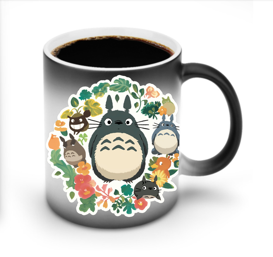 （画像用） となりのトトロ 草壁メイ 草壁サツキ My Neighbor Totoro Satsuki Kusakabe Mei Kusakabe 温度変色マグカップ