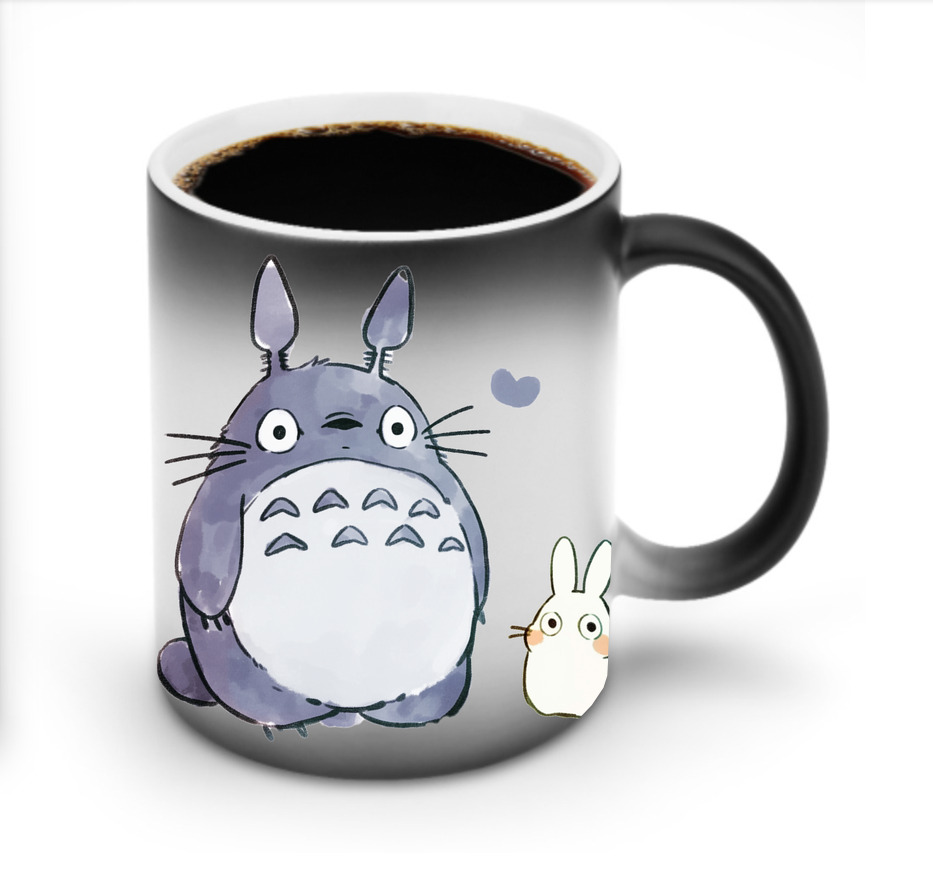 （画像用） となりのトトロ 草壁メイ 草壁サツキ My Neighbor Totoro Satsuki Kusakabe Mei Kusakabe 温度変色マグカップ