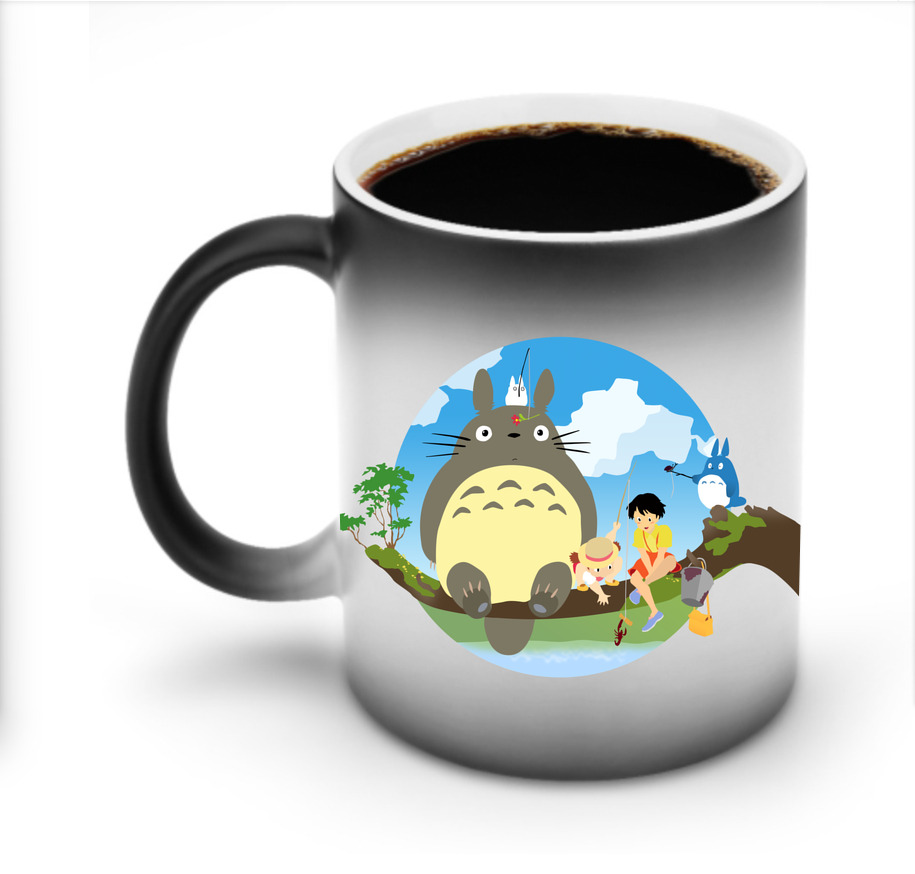 （画像用） となりのトトロ 草壁メイ 草壁サツキ My Neighbor Totoro Satsuki Kusakabe Mei Kusakabe 温度変色マグカップ