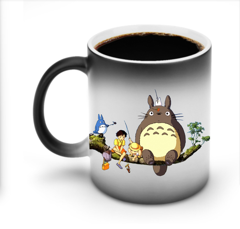 （画像用） となりのトトロ 草壁メイ 草壁サツキ My Neighbor Totoro Satsuki Kusakabe Mei Kusakabe 温度変色マグカップ