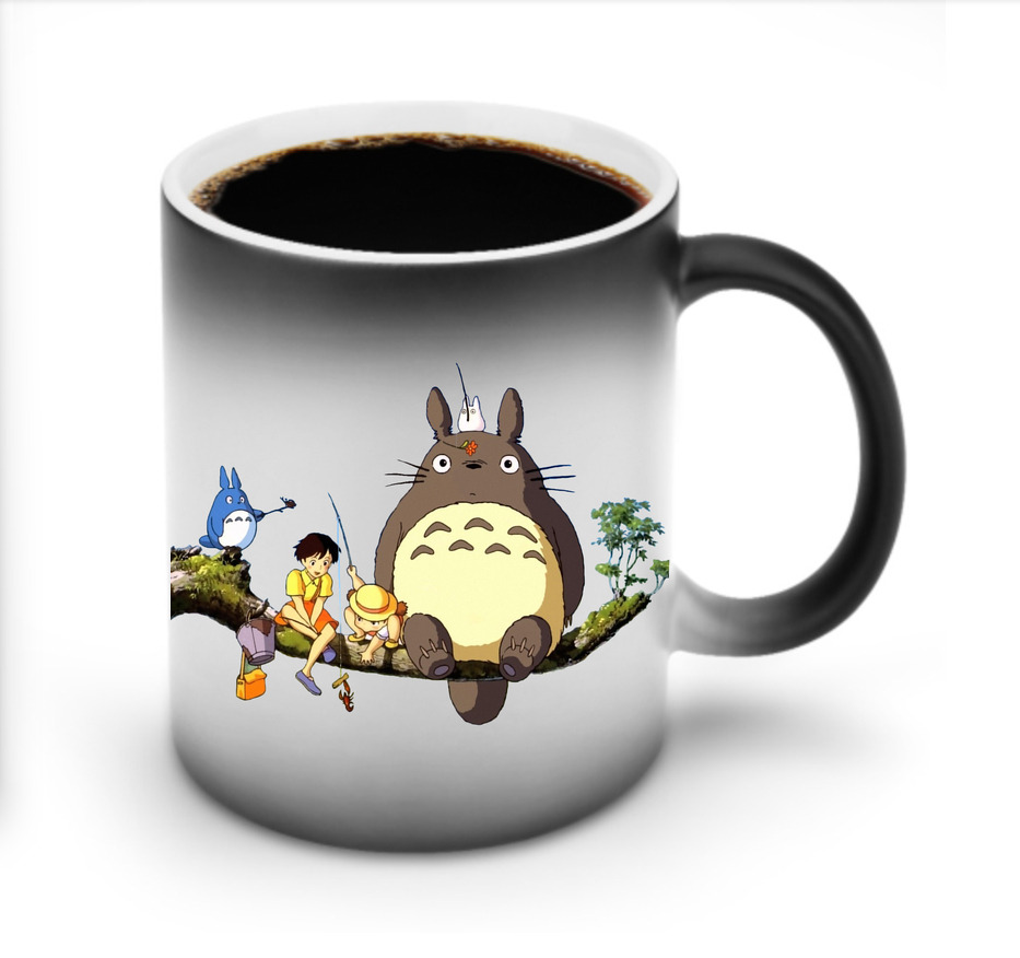 （画像用） となりのトトロ 草壁メイ 草壁サツキ My Neighbor Totoro Satsuki Kusakabe Mei Kusakabe 温度変色マグカップ