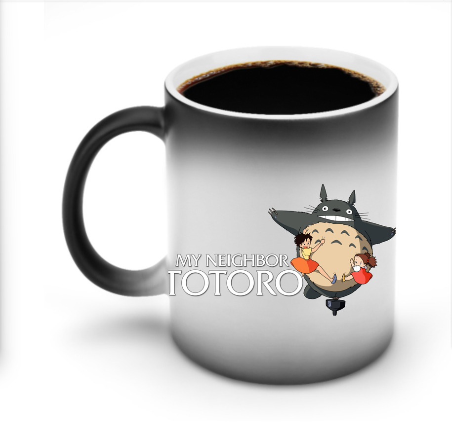 （画像用） となりのトトロ 草壁メイ 草壁サツキ My Neighbor Totoro Satsuki Kusakabe Mei Kusakabe 温度変色マグカップ