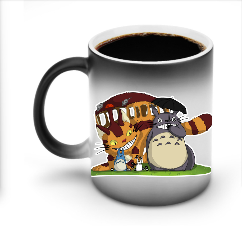 （画像用） となりのトトロ 草壁メイ 草壁サツキ My Neighbor Totoro Satsuki Kusakabe Mei Kusakabe 温度変色マグカップ
