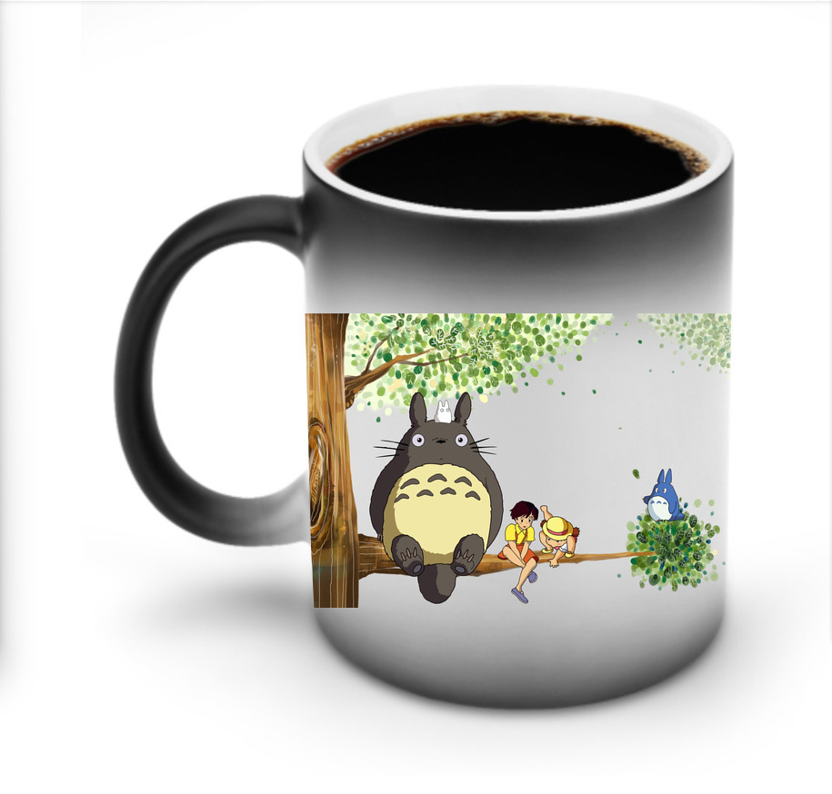 （画像用） となりのトトロ 草壁メイ 草壁サツキ My Neighbor Totoro Satsuki Kusakabe Mei Kusakabe 温度変色マグカップ