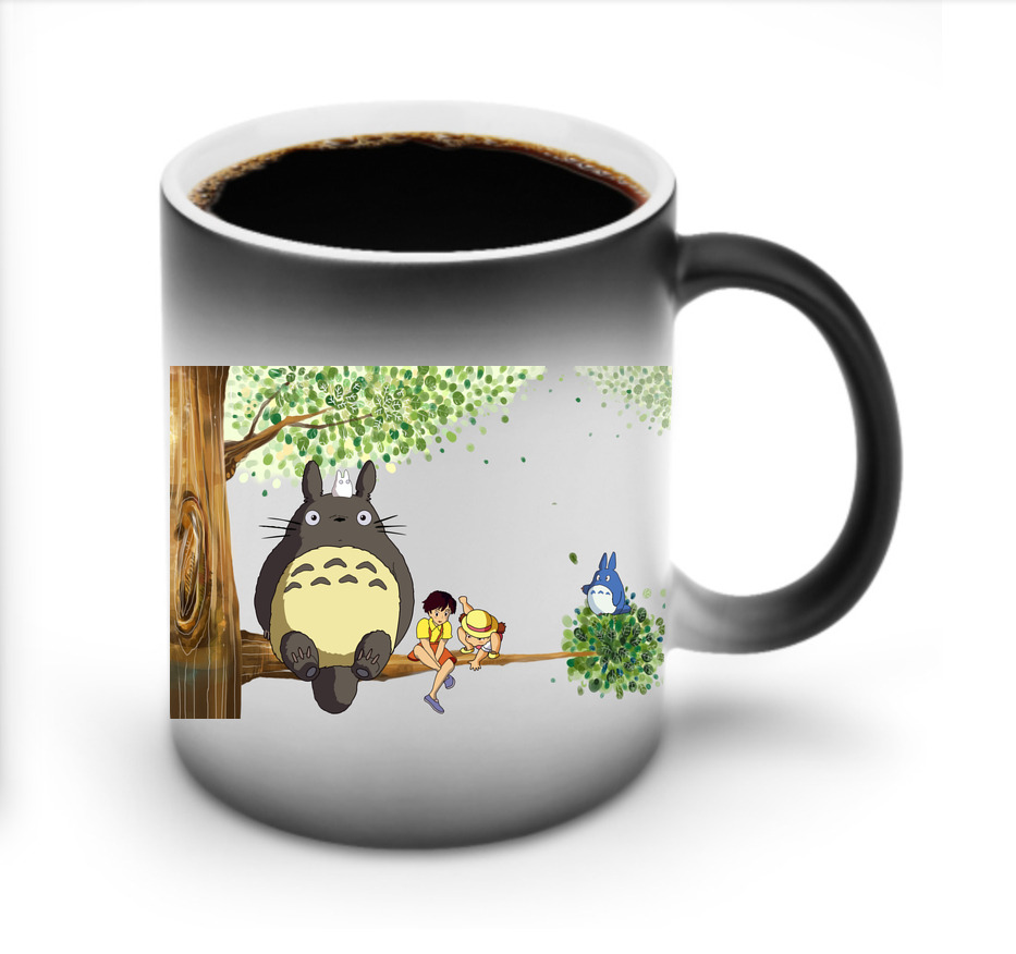 （画像用） となりのトトロ 草壁メイ 草壁サツキ My Neighbor Totoro Satsuki Kusakabe Mei Kusakabe 温度変色マグカップ