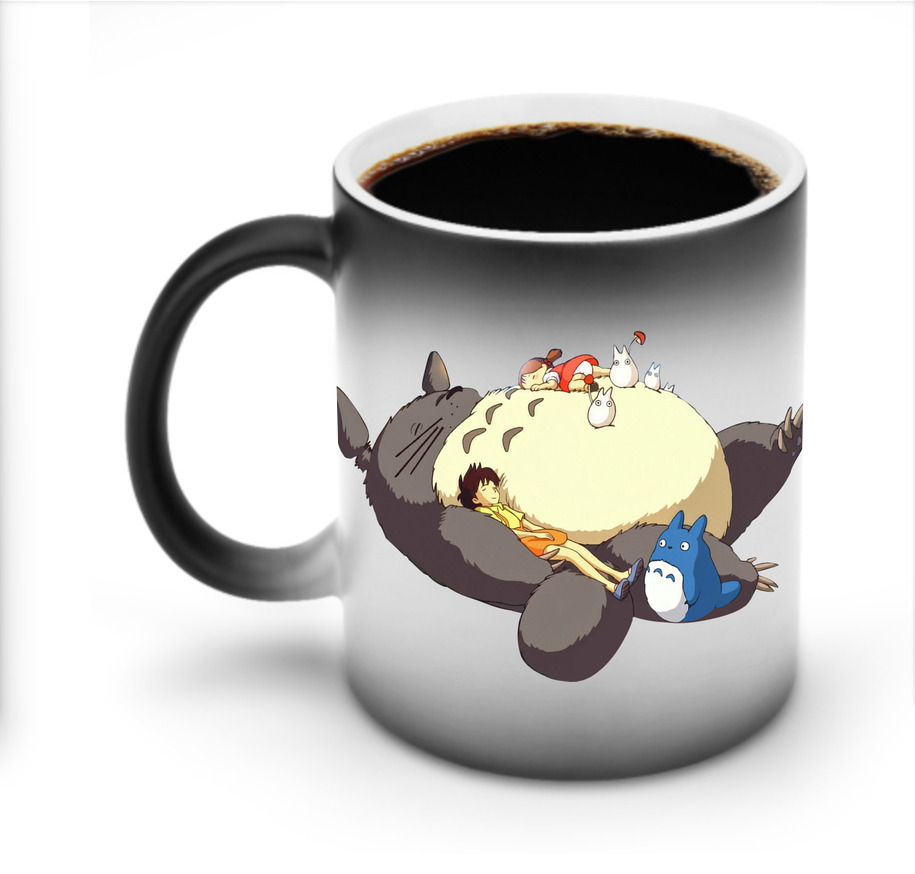 （画像用） となりのトトロ 草壁メイ 草壁サツキ My Neighbor Totoro Satsuki Kusakabe Mei Kusakabe 温度変色マグカップ
