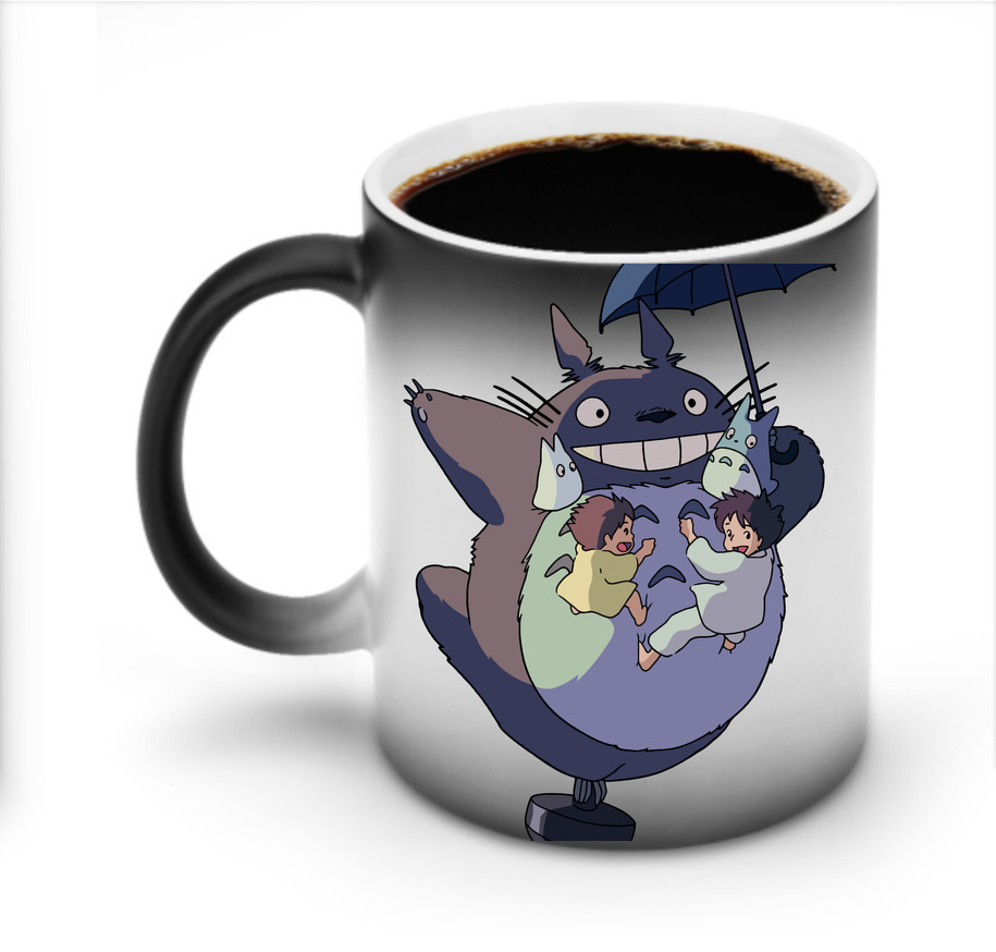 （画像用） となりのトトロ 草壁メイ 草壁サツキ My Neighbor Totoro Satsuki Kusakabe Mei Kusakabe 温度変色マグカップ