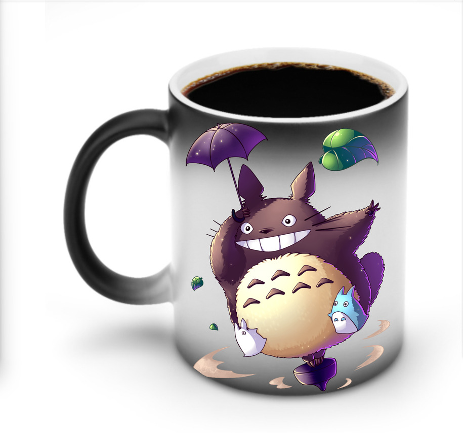 （画像用） となりのトトロ 草壁メイ 草壁サツキ My Neighbor Totoro Satsuki Kusakabe Mei Kusakabe 温度変色マグカップ