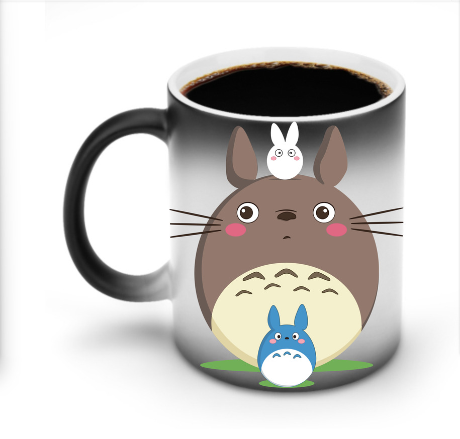 （画像用） となりのトトロ 草壁メイ 草壁サツキ My Neighbor Totoro Satsuki Kusakabe Mei Kusakabe 温度変色マグカップ