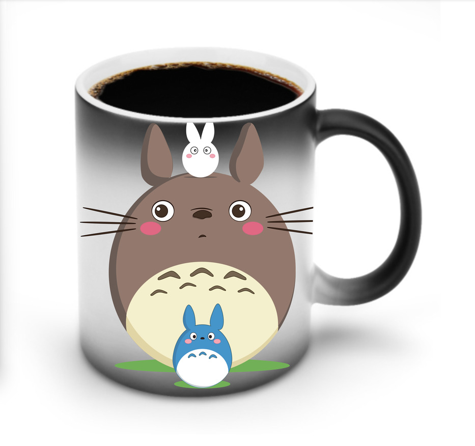 （画像用） となりのトトロ 草壁メイ 草壁サツキ My Neighbor Totoro Satsuki Kusakabe Mei Kusakabe 温度変色マグカップ