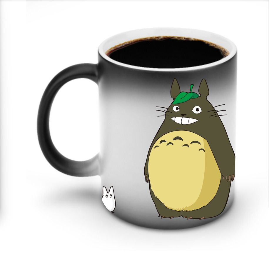 （画像用） となりのトトロ 草壁メイ 草壁サツキ My Neighbor Totoro Satsuki Kusakabe Mei Kusakabe 温度変色マグカップ