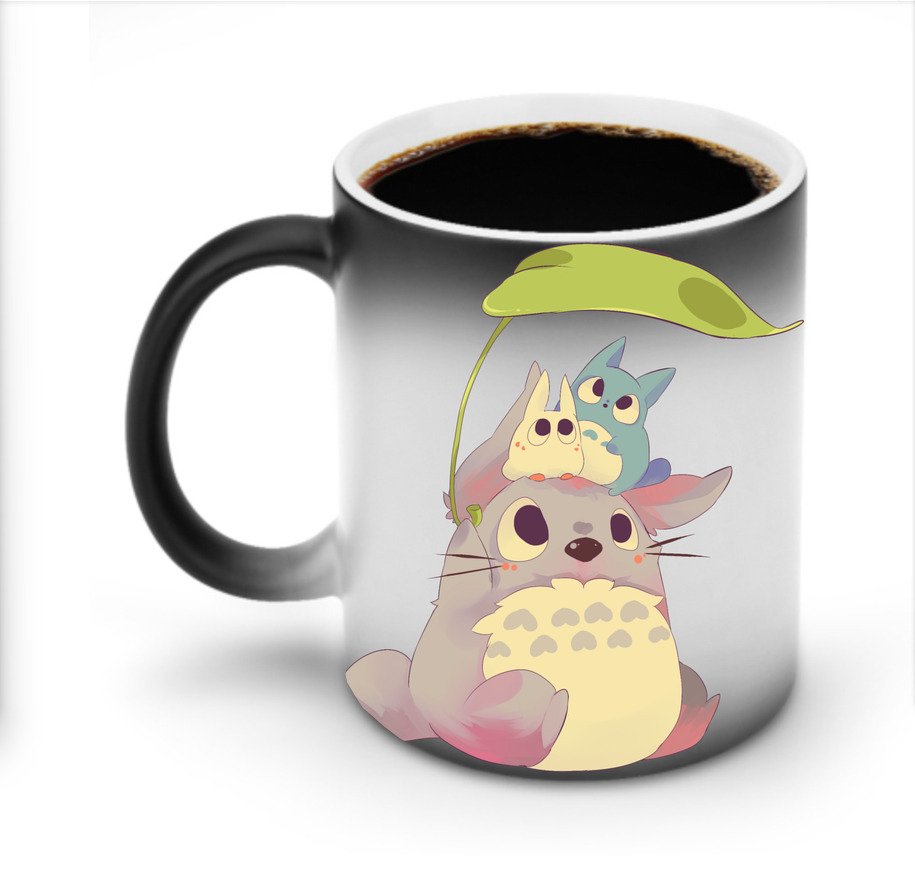 （画像用） となりのトトロ 草壁メイ 草壁サツキ My Neighbor Totoro Satsuki Kusakabe Mei Kusakabe 温度変色マグカップ
