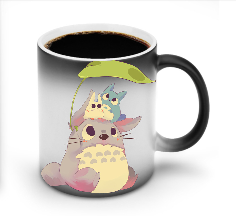 （画像用） となりのトトロ 草壁メイ 草壁サツキ My Neighbor Totoro Satsuki Kusakabe Mei Kusakabe 温度変色マグカップ