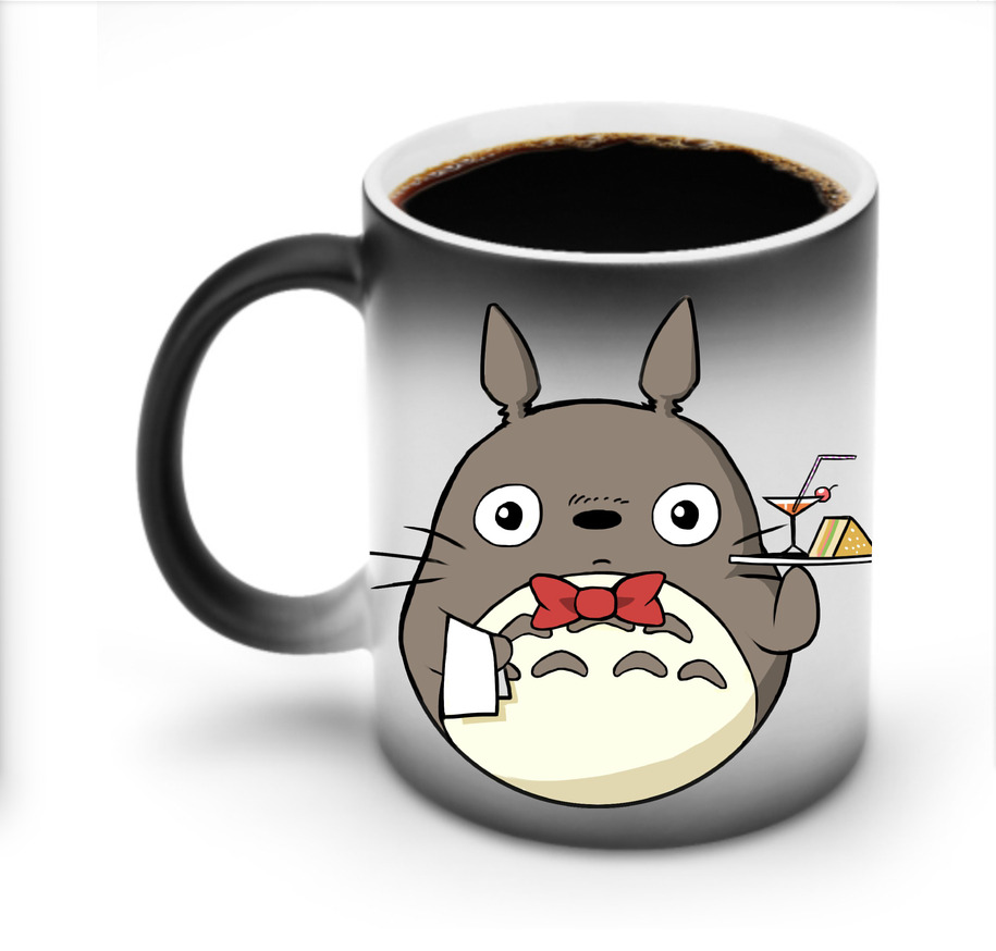 （画像用） となりのトトロ 草壁メイ 草壁サツキ My Neighbor Totoro Satsuki Kusakabe Mei Kusakabe 温度変色マグカップ