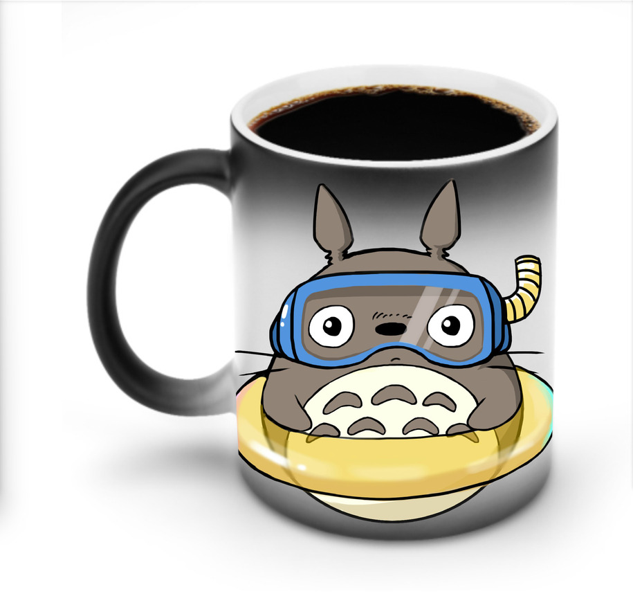 （画像用） となりのトトロ 草壁メイ 草壁サツキ My Neighbor Totoro Satsuki Kusakabe Mei Kusakabe 温度変色マグカップ