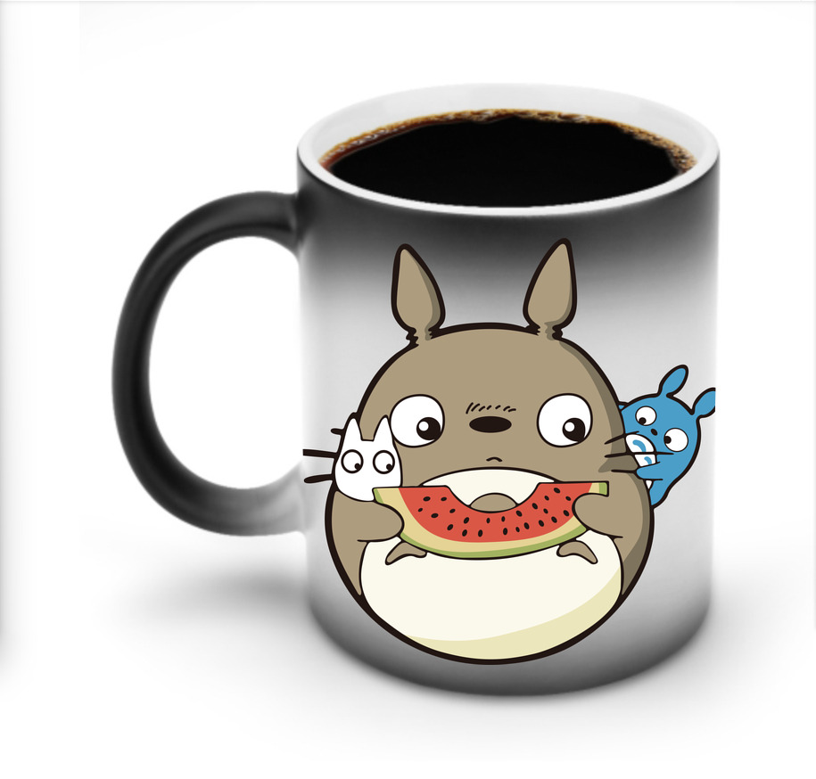 （画像用） となりのトトロ 草壁メイ 草壁サツキ My Neighbor Totoro Satsuki Kusakabe Mei Kusakabe 温度変色マグカップ