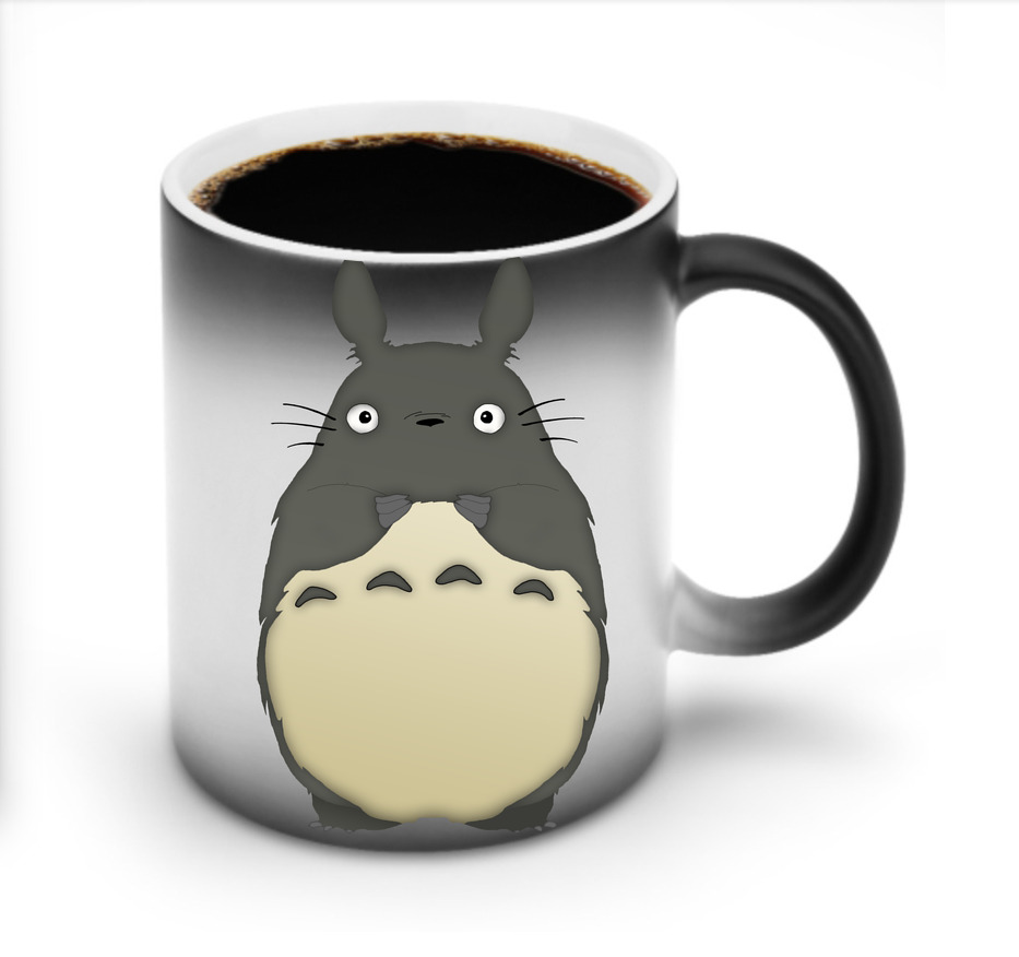（画像用） となりのトトロ 草壁メイ 草壁サツキ My Neighbor Totoro Satsuki Kusakabe Mei Kusakabe 温度変色マグカップ