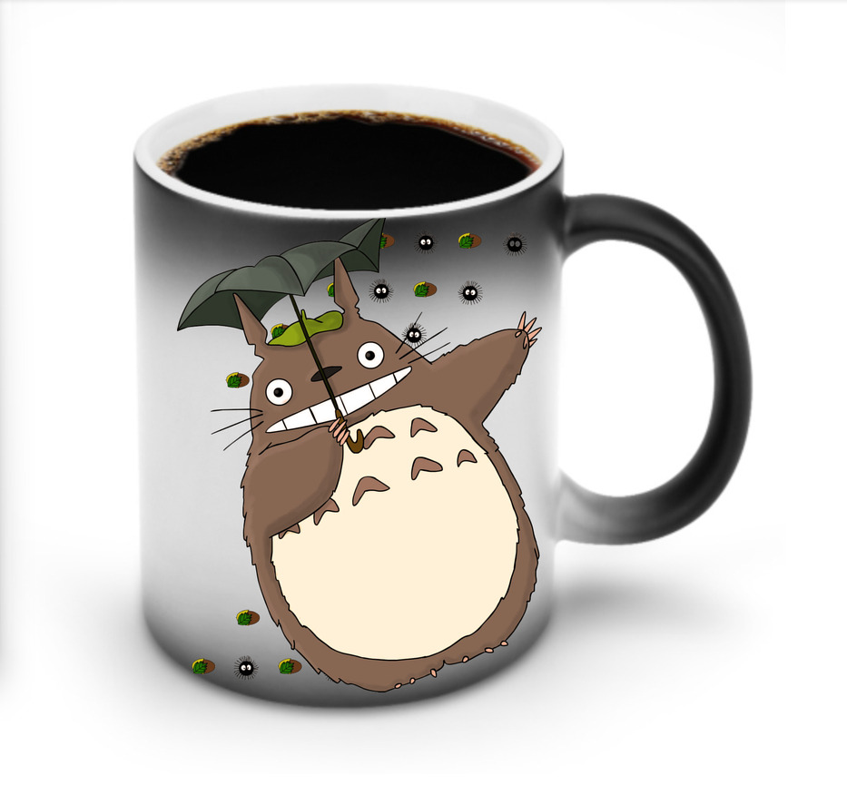 （画像用） となりのトトロ 草壁メイ 草壁サツキ My Neighbor Totoro Satsuki Kusakabe Mei Kusakabe 温度変色マグカップ