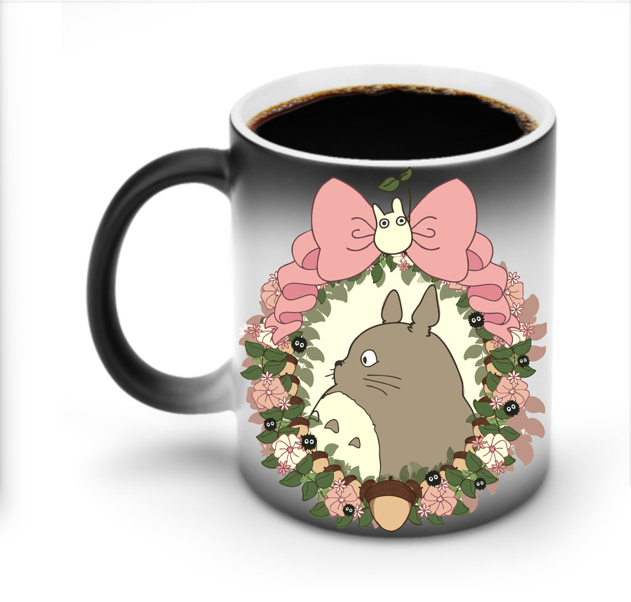 （画像用） となりのトトロ 草壁メイ 草壁サツキ My Neighbor Totoro Satsuki Kusakabe Mei Kusakabe 温度変色マグカップ