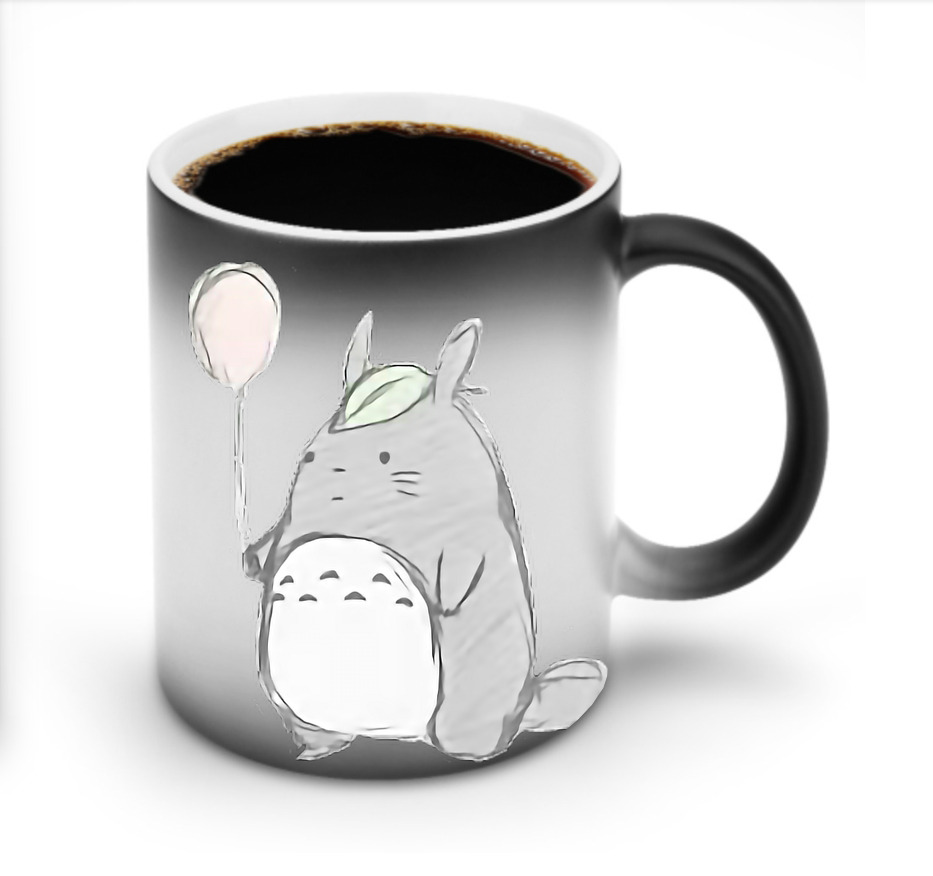 （画像用） となりのトトロ 草壁メイ 草壁サツキ My Neighbor Totoro Satsuki Kusakabe Mei Kusakabe 温度変色マグカップ