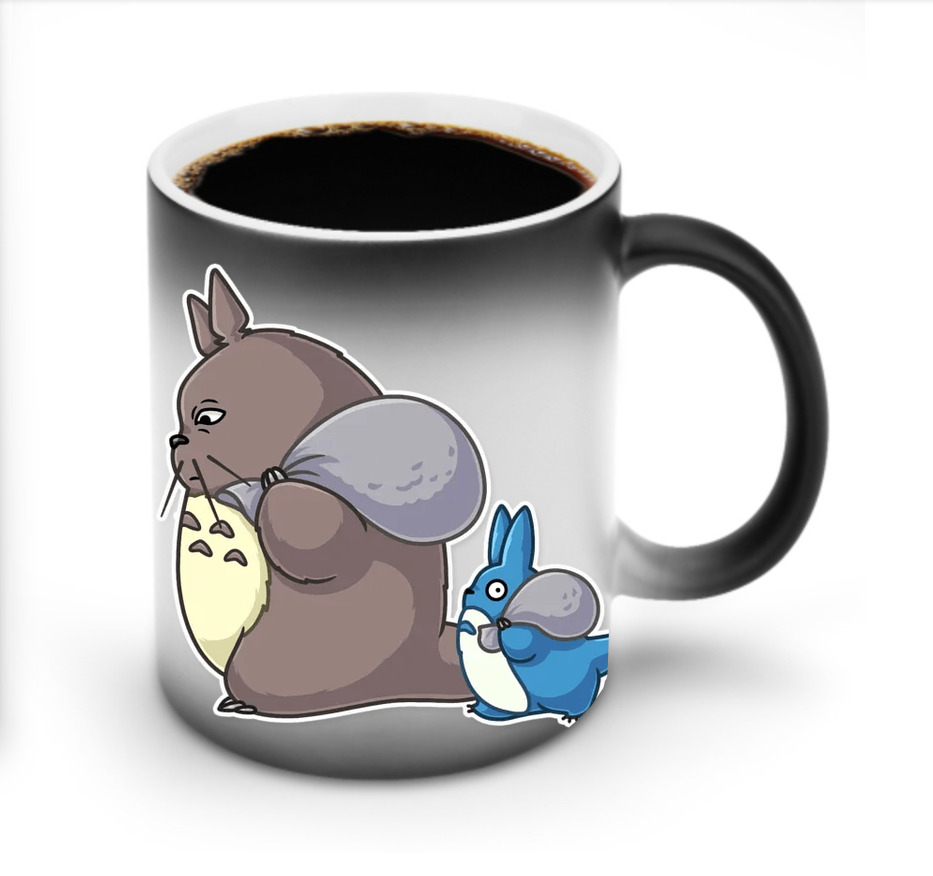 （画像用） となりのトトロ 草壁メイ 草壁サツキ My Neighbor Totoro Satsuki Kusakabe Mei Kusakabe 温度変色マグカップ