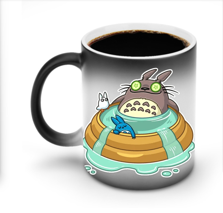 （画像用） となりのトトロ 草壁メイ 草壁サツキ My Neighbor Totoro Satsuki Kusakabe Mei Kusakabe 温度変色マグカップ