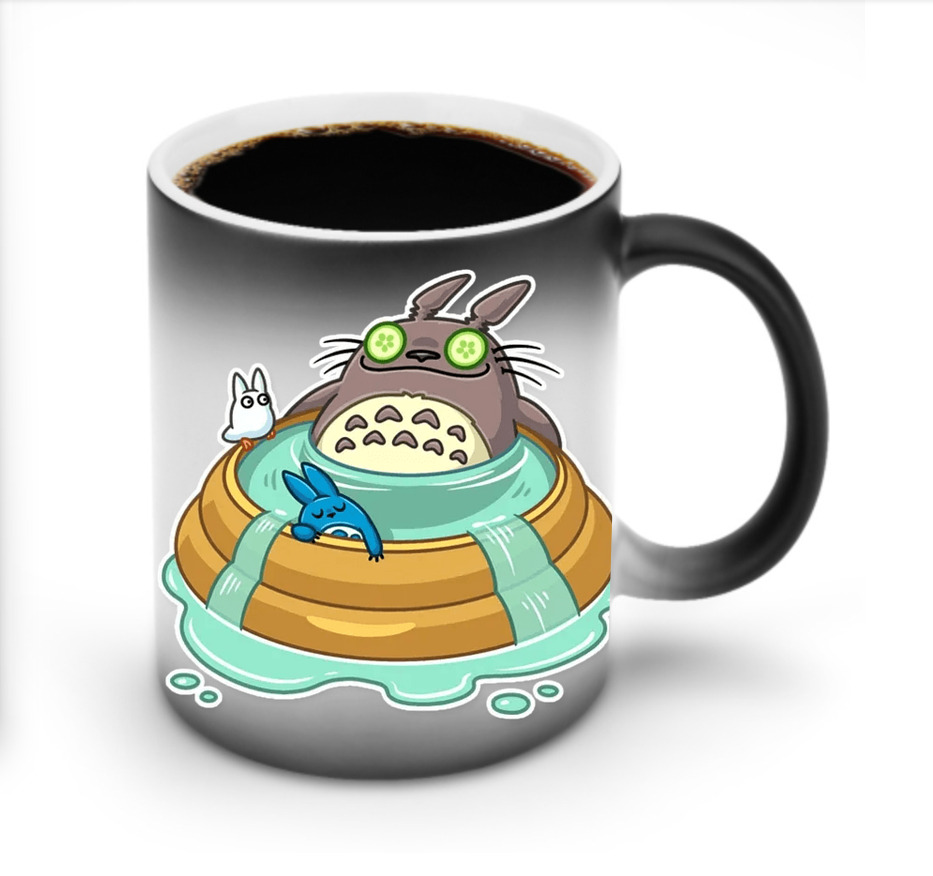 （画像用） となりのトトロ 草壁メイ 草壁サツキ My Neighbor Totoro Satsuki Kusakabe Mei Kusakabe 温度変色マグカップ