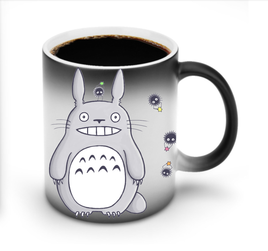 （画像用） となりのトトロ 草壁メイ 草壁サツキ My Neighbor Totoro Satsuki Kusakabe Mei Kusakabe 温度変色マグカップ