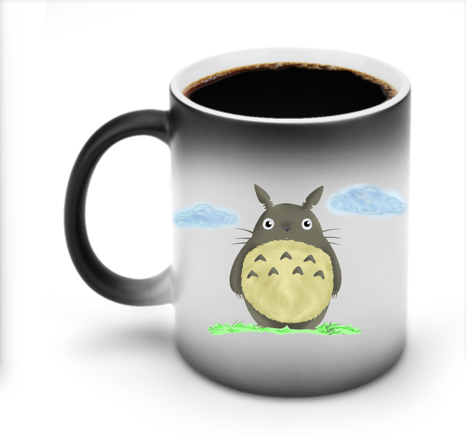 （画像用） となりのトトロ 草壁メイ 草壁サツキ My Neighbor Totoro Satsuki Kusakabe Mei Kusakabe 温度変色マグカップ