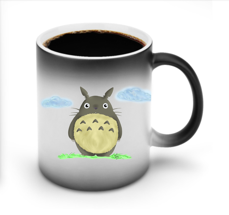 （画像用） となりのトトロ 草壁メイ 草壁サツキ My Neighbor Totoro Satsuki Kusakabe Mei Kusakabe 温度変色マグカップ