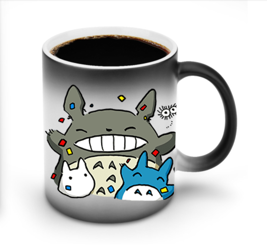 （画像用） となりのトトロ 草壁メイ 草壁サツキ My Neighbor Totoro Satsuki Kusakabe Mei Kusakabe 温度変色マグカップ