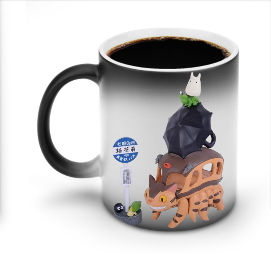 （画像用） となりのトトロ 草壁メイ 草壁サツキ My Neighbor Totoro Satsuki Kusakabe Mei Kusakabe 温度変色マグカップ
