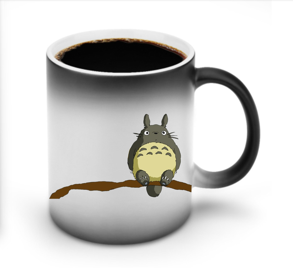 （画像用） となりのトトロ 草壁メイ 草壁サツキ My Neighbor Totoro Satsuki Kusakabe Mei Kusakabe 温度変色マグカップ