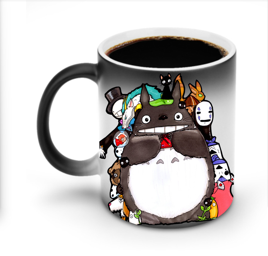 （画像用） となりのトトロ 草壁メイ 草壁サツキ My Neighbor Totoro Satsuki Kusakabe Mei Kusakabe 温度変色マグカップ